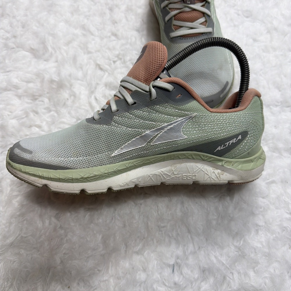 Altra Women's Rivera 2 Mint Green and Dusty Pink Running Shoes - Picture 5 of 9